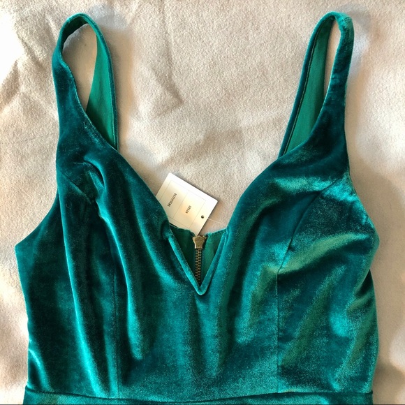 Urban Outfitters Green Sweetheart Dress - Picture 3 of 4